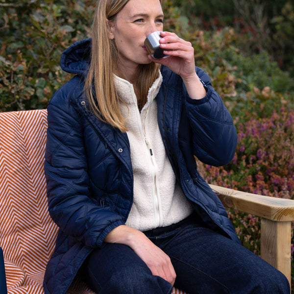 Regatta Women’s Ivey Quilted Jacket Khaki Green & Navy | Borderland Muff - Borderland Muff