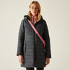 Regatta Women’s Andria Padded Jacket Seal Grey & Dark Pimento | Borderland Muff - Borderland Muff