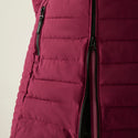 Regatta Women’s Andria Padded Jacket Seal Grey & Dark Pimento | Borderland Muff - Borderland Muff