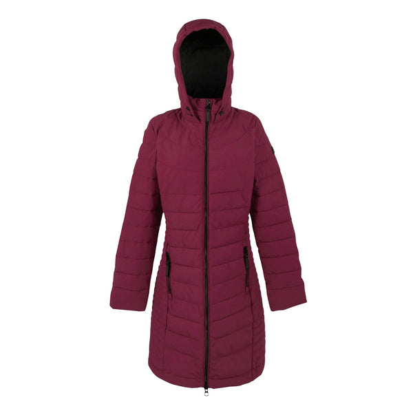 Regatta Women’s Andria Padded Jacket Seal Grey & Dark Pimento | Borderland Muff - Borderland Muff