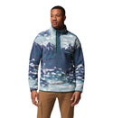 Columbia Helvetia II Printed Half Snap Fleece | Men’s Pullover – Borderland Muff - Borderland Muff