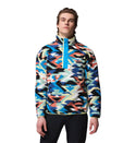 Columbia Helvetia II Printed Half Snap Fleece | Men’s Pullover – Borderland Muff - Borderland Muff