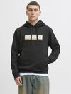 Jack & Jones JORINWOOD Block Branding Sweat Hoodie | Men’s Organic Cotton Hoodie - Borderland Muff