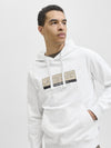 Jack & Jones JORINWOOD Block Branding Sweat Hoodie | Men’s Organic Cotton Hoodie - Borderland Muff