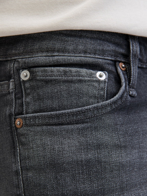 Jack & Jones JJIGlenn 335 Slim Fit Black Jeans | Men’s Denim Ireland - Borderland Muff