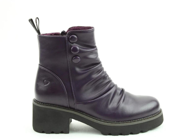 Heavenly Feet Sultan Vegan Ladies Ankle Boot | Lightweight Comfort - Borderland Muff