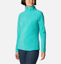 Columbia Ladies Glacial IV Half Zip Fleece-AQUA - Borderland Muff