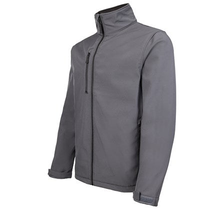 Fort Selkirk Water Resistant Breathable Softshell Jacket-GREY - Borderland Muff