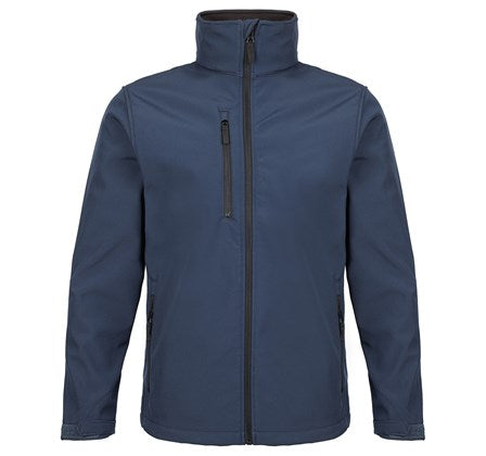 Fort Selkirk Water Resistant Breathable Softshell Jacket-NAVY - Borderland Muff