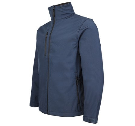 Fort Selkirk Water Resistant Breathable Softshell Jacket-NAVY - Borderland Muff