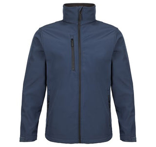 Fort Selkirk Water Resistant Breathable Softshell Jacket-NAVY - Borderland Muff