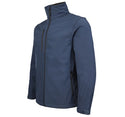 Fort Selkirk Water Resistant Breathable Softshell Jacket-NAVY - Borderland Muff