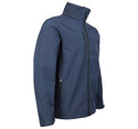 Fort Selkirk Water Resistant Breathable Softshell Jacket-NAVY - Borderland Muff