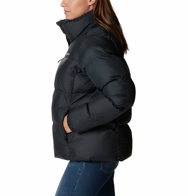 Columbia Ladies Water Repellent Insulated Regular Fit Puffect Jacket-BLACK - Borderland Muff