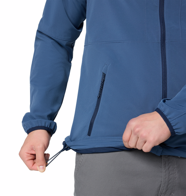Columbia Mens Tall Heights II Hooded Softshell Jacket - Borderland Muff
