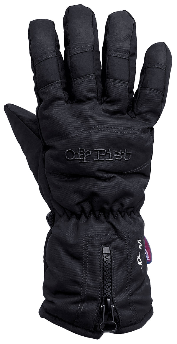 Joluvi Classic "Off Pist" Ski Glove-BLACK - Borderland Muff