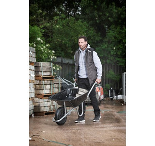 Tuff Stuff Mens Work Bodywarmer -GREY - Borderland Muff