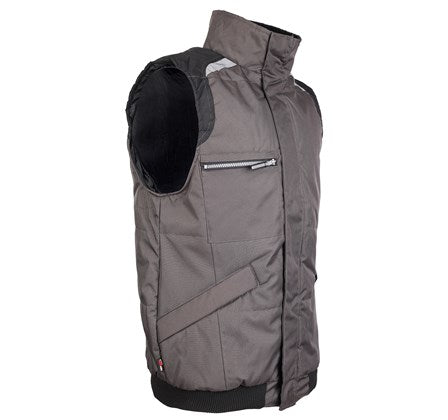 Tuff Stuff Mens Work Bodywarmer -GREY - Borderland Muff