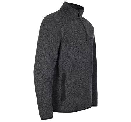 Fort Easton Half Zip Pullover-GREY - Borderland Muff