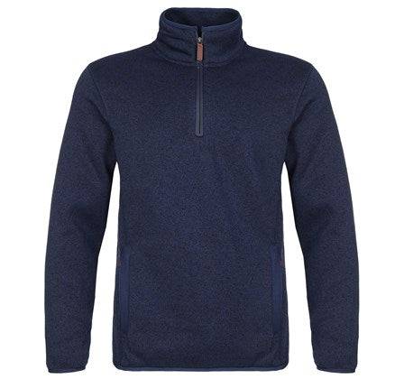 Fort Easton Half Zip Pullover-NAVY - Borderland Muff