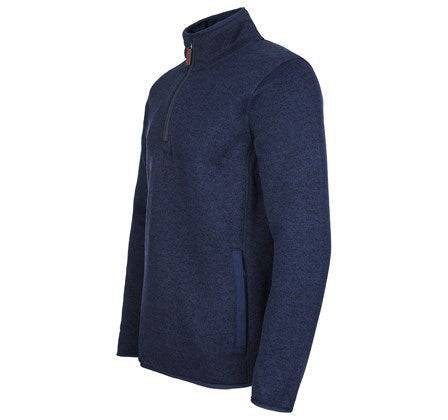 Fort Easton Half Zip Pullover-NAVY - Borderland Muff