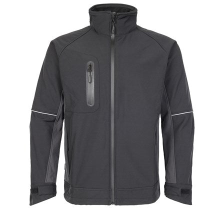 Tuff Stuff Mens Stanton Water Resistant Softshell Work Jacket-BLACK - Borderland Muff