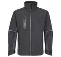 Tuff Stuff Mens Stanton Water Resistant Softshell Work Jacket-BLACK - Borderland Muff