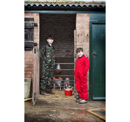 Fort Kids Tearaway Junior Farm Work Play Coverall -CAMO GREEN - Borderland Muff