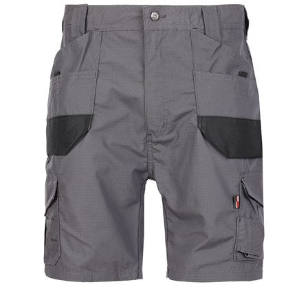 Tuff Stuff Elite 827 Multi Pocket Cargo Work Short-GREY - Borderland Muff