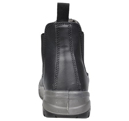 Fort Nelson FF103 Slip On Leather Safety Boot-BLACK - Borderland Muff
