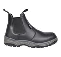 Fort Nelson FF103 Slip On Leather Safety Boot-BLACK - Borderland Muff