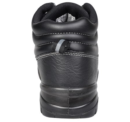 Fort Workforce Leather Safety Boots-BLACK - Borderland Muff