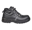 Fort Workforce Leather Safety Boots-BLACK - Borderland Muff