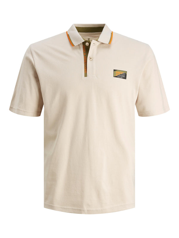 Jack & Jones JCOLOGAN Polo-MOONBEAM - Borderland Muff