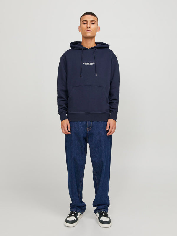 Jack & Jones JORVESTERBRO Hooded Sweatshirt-SKY CAPTAIN - Borderland Muff