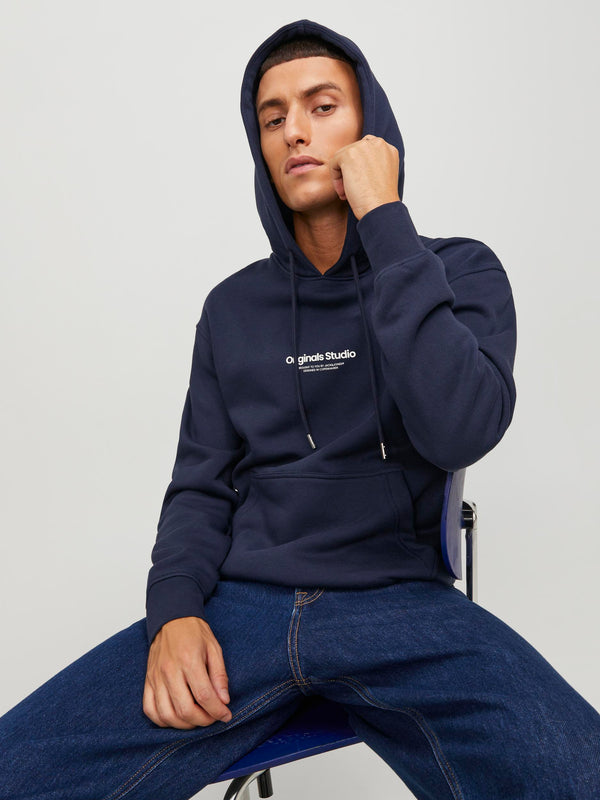 Jack & Jones JORVESTERBRO Hooded Sweatshirt-SKY CAPTAIN - Borderland Muff