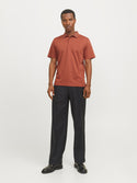 Jack & Jones Crodney Short Sleeved Polo-RED - Borderland Muff