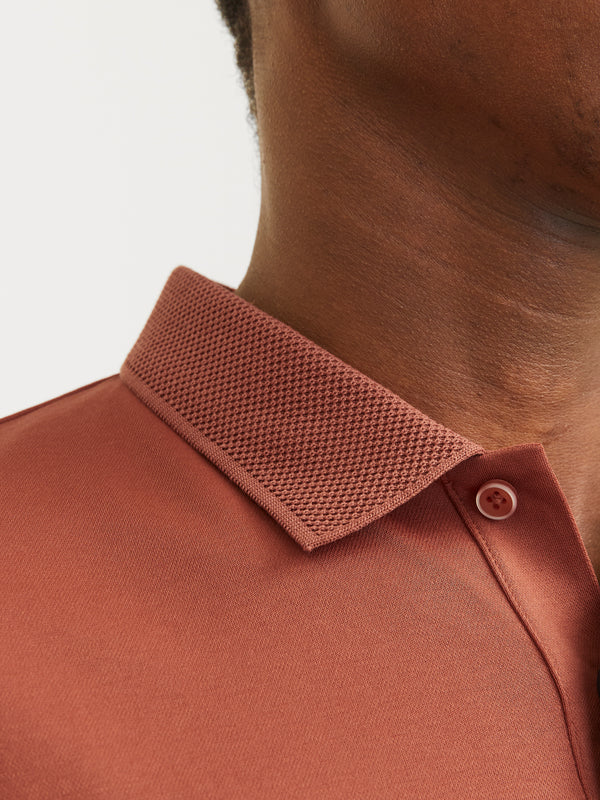 Jack & Jones Crodney Short Sleeved Polo-RED - Borderland Muff