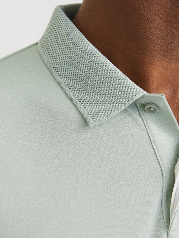 Jack & Jones Crodney Short Sleeved Polo-AQUA - Borderland Muff