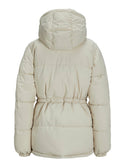 JJXX Ladies World Hooded Puffer Jacket-MOONBEAM - Borderland Muff