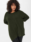 Only Carmakoma Ladies Plus Size Carlamour 3/4 Top-KALAMATA - Borderland Muff