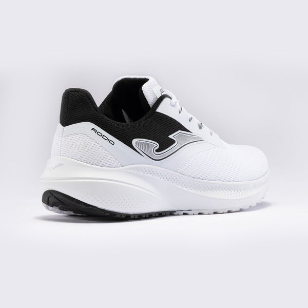 JOMA Rodio Mens Running Shoe 2402-WHITE BLACK - Borderland Muff