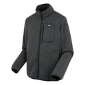 Regatta Men’s Barlee Full Zip Fleece | Warm Marl Knit Teddy Jacket | Borderland Muff - Borderland Muff