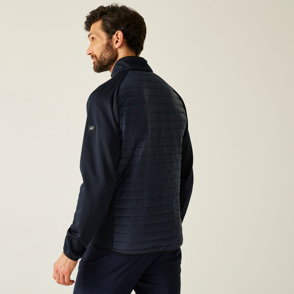 Regatta Men’s Clumber Hybrid Jacket Navy Blue & Olive | Borderland Muff - Borderland Muff