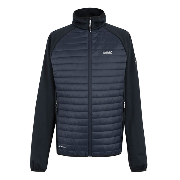 Regatta Men’s Clumber Hybrid Jacket Navy Blue & Olive | Borderland Muff - Borderland Muff
