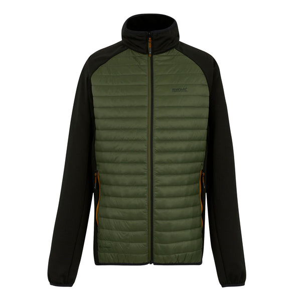 Regatta Men’s Clumber Hybrid Jacket Navy Blue & Olive | Borderland Muff - Borderland Muff
