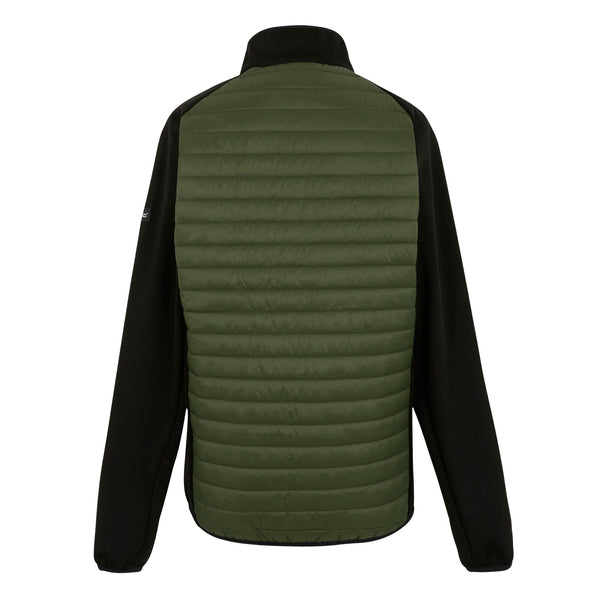 Regatta Men’s Clumber Hybrid Jacket Navy Blue & Olive | Borderland Muff - Borderland Muff