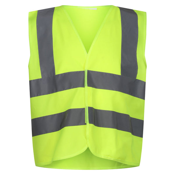 Regatta Kids Hi Vis Vest-FLURO YELLOW - Borderland Muff