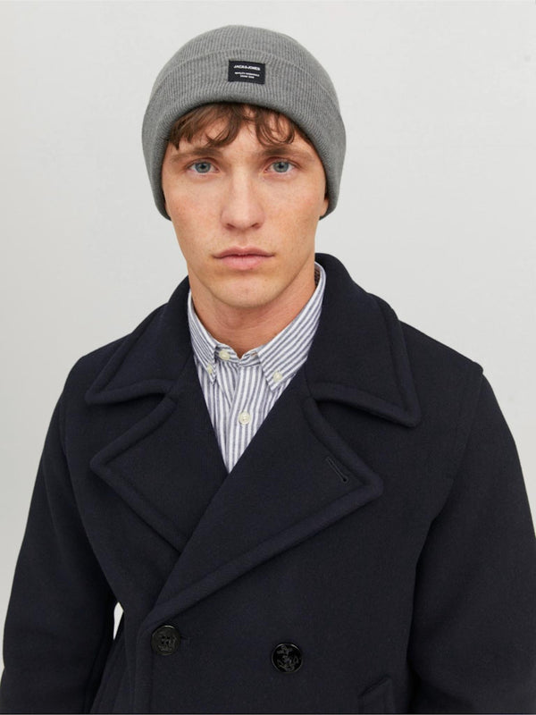 Jack & Jones JACDNA Recycled Knit Beanie – Unisex Winter Hat - Borderland Muff
