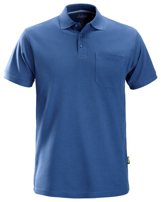 Snickers Workwear Classic Polo Shirt – durable company polo with chest pocket in true blue